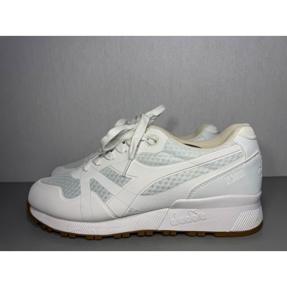 Diadora N9000 White Gum Sole Lace Up Sneakers Men Size 12‎